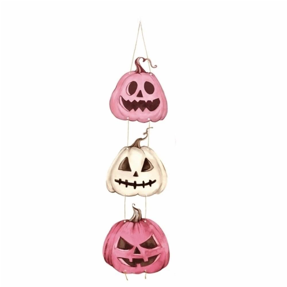 Cute Halloween Door Hanging Spooky Wall Pendant Fahsion Pumpkin Ghost Ornament Home Decor