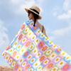 1PC Daisy Print Beach Towel, Durable Machine Washable, Unisex Universal Towel for Daily Summer Outdoor