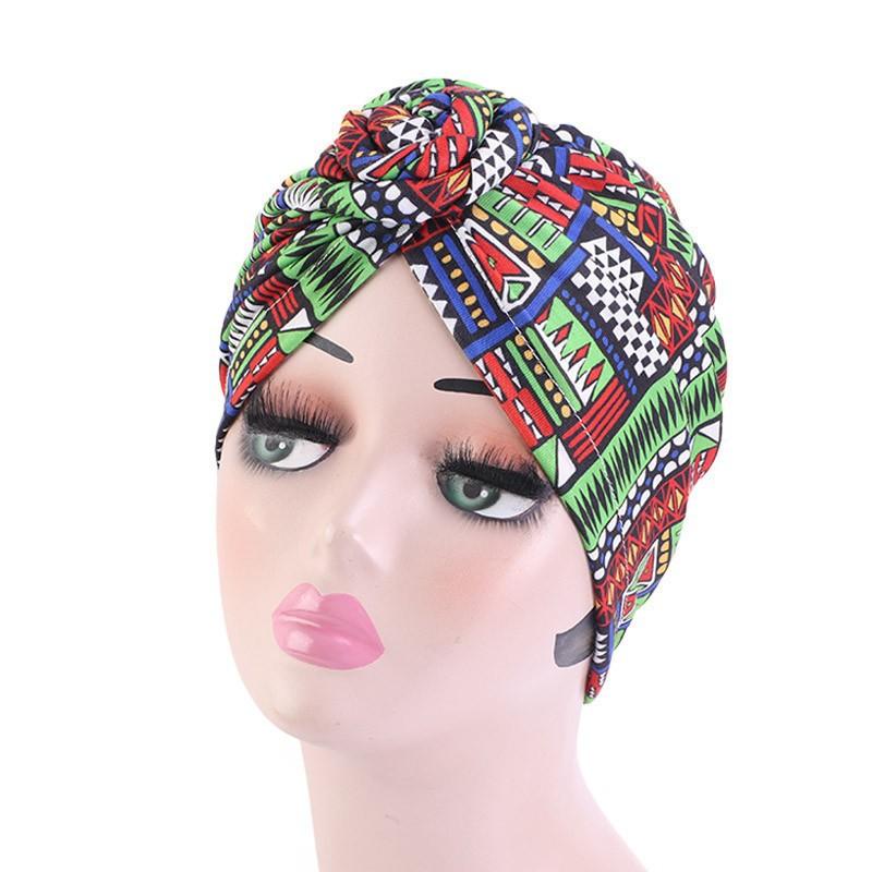 European and American popular vortex headscarf hat, disc flower hat, ethnic clothing hat, headgear hat, Indian hat