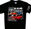 Maglietta Ram Dodge Trucks Fresca Nera