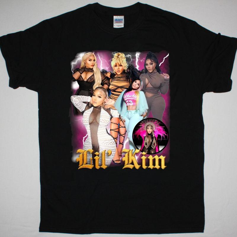 Rare! Lil kim shirt Short Sleeve Tee Adult Size S to 5XL IM0137 S разноцветный