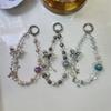 Tassel Mobile Phone Lanyard Anti-lost Girls Phone Pendant Butterfly Phone Chain  Christmas Gifts