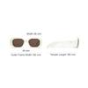 Celine Letter Logo Acetate Irregular Frame Sunglasses Women sunglasses White 4S255CPLB-01AV