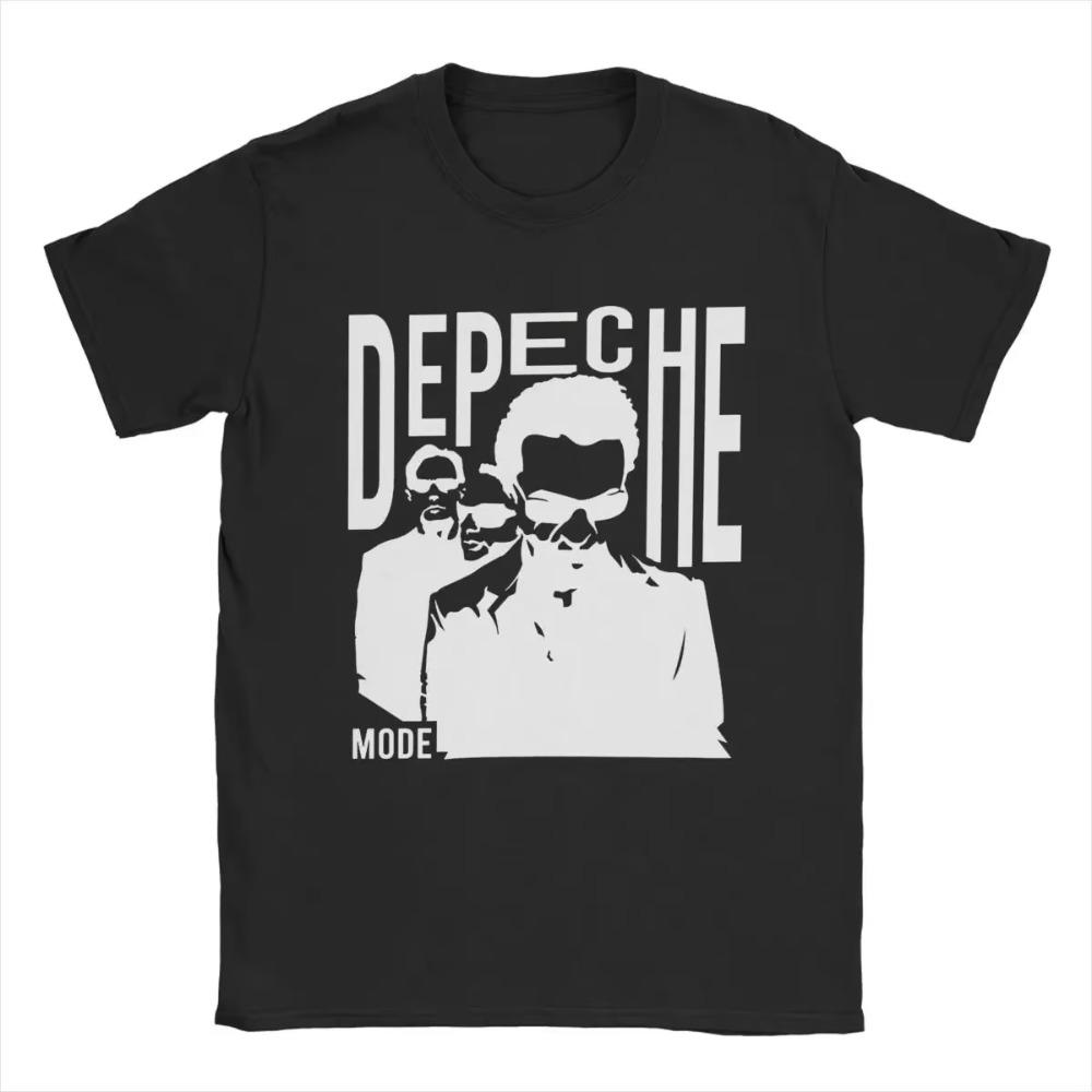 Pánská trička Depeches Cool Modes Kreativní trička Trička s kulatým výstřihem a krátkým rukávem Čistá bavlna Nové topy
