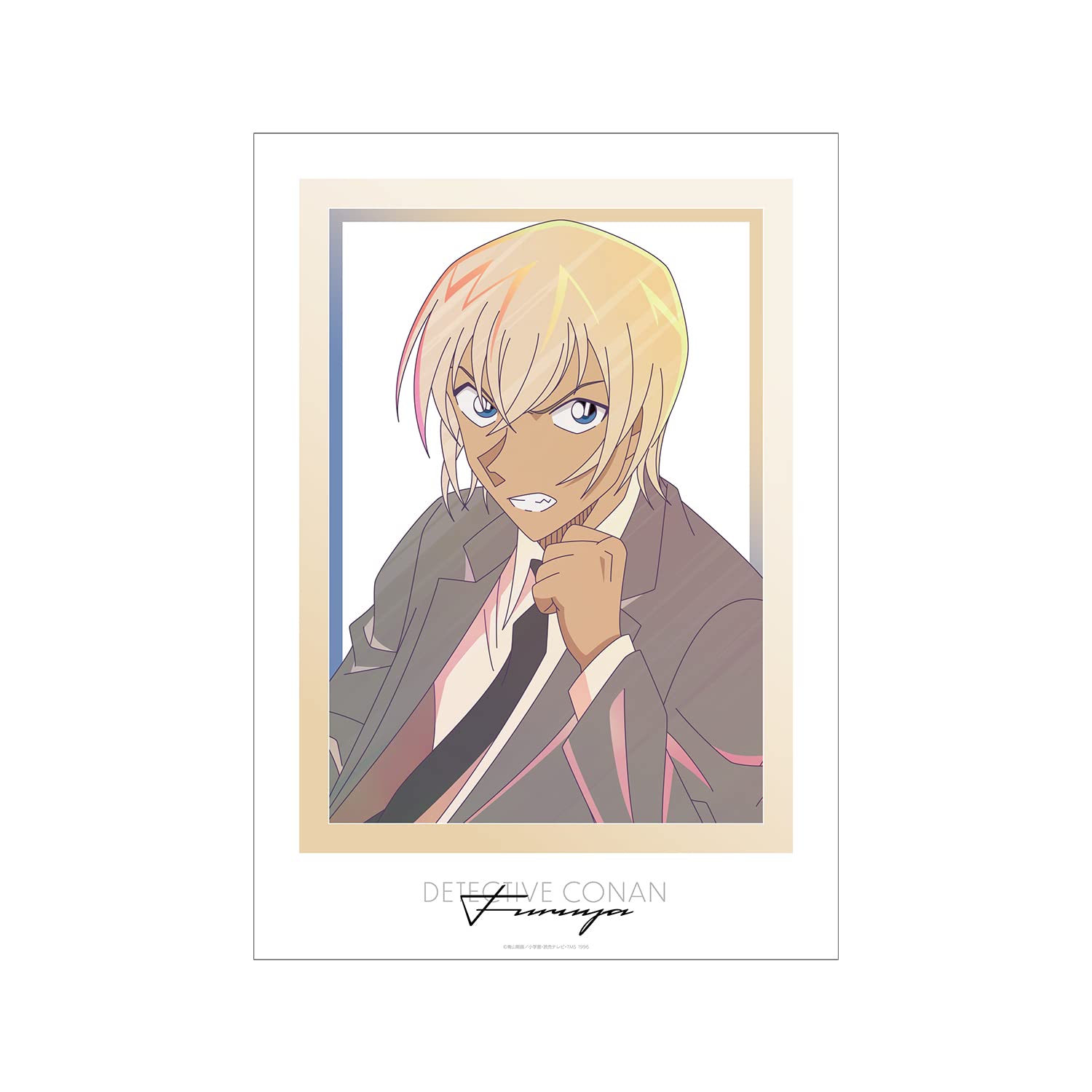 

Детектив Конан Рей Фуруя Ани Арт прозрачная этикетка А3 матовая обработка постер