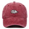 Sea Lion Pattern Vintage Wash Baseball Cap With Breathable Cotton For Travel