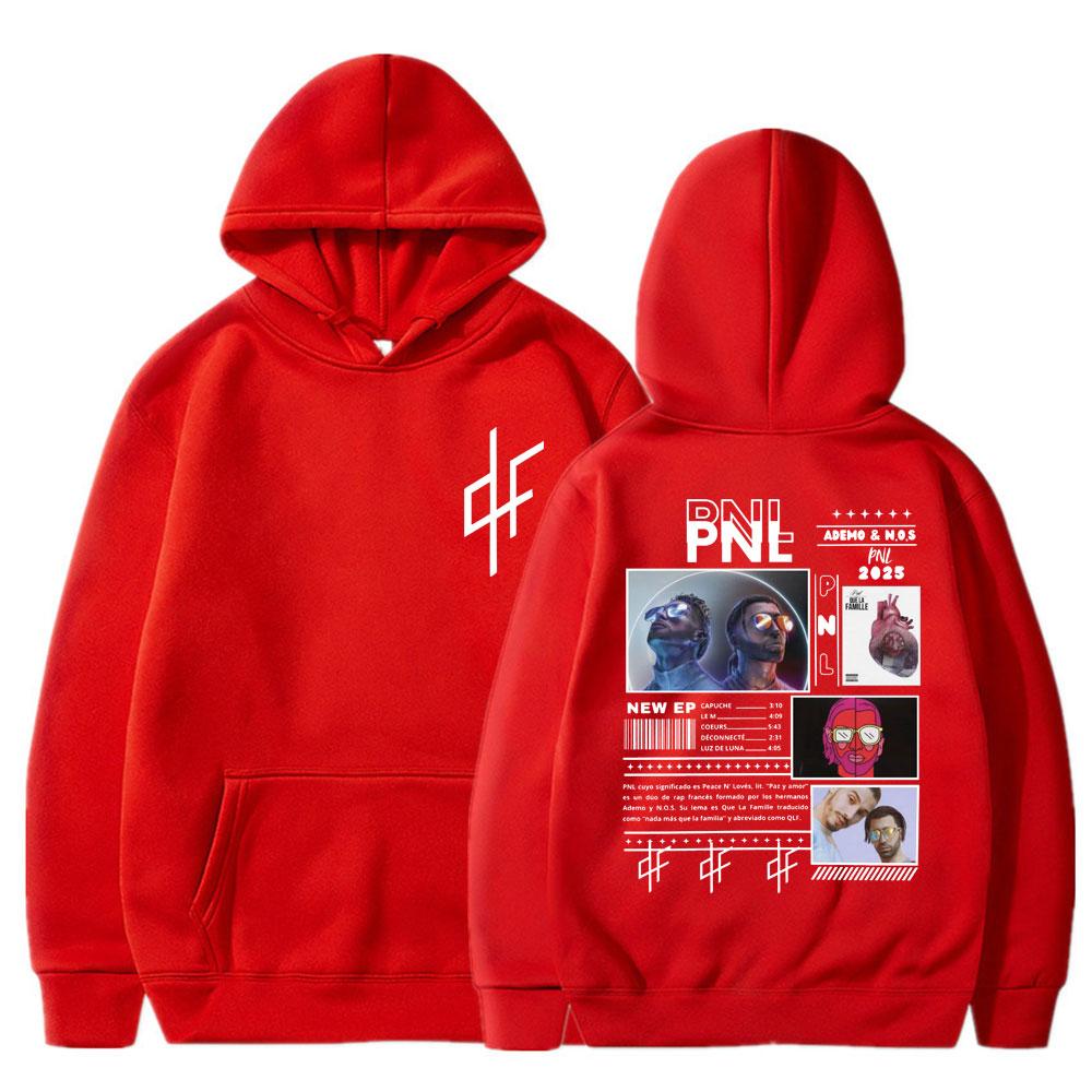 NLP Music Album Print Men's Hip-hop Fashion Long-sleeved Hoodie Rapper Le Monde Chico Design Autumn and Winter Sweatshirt