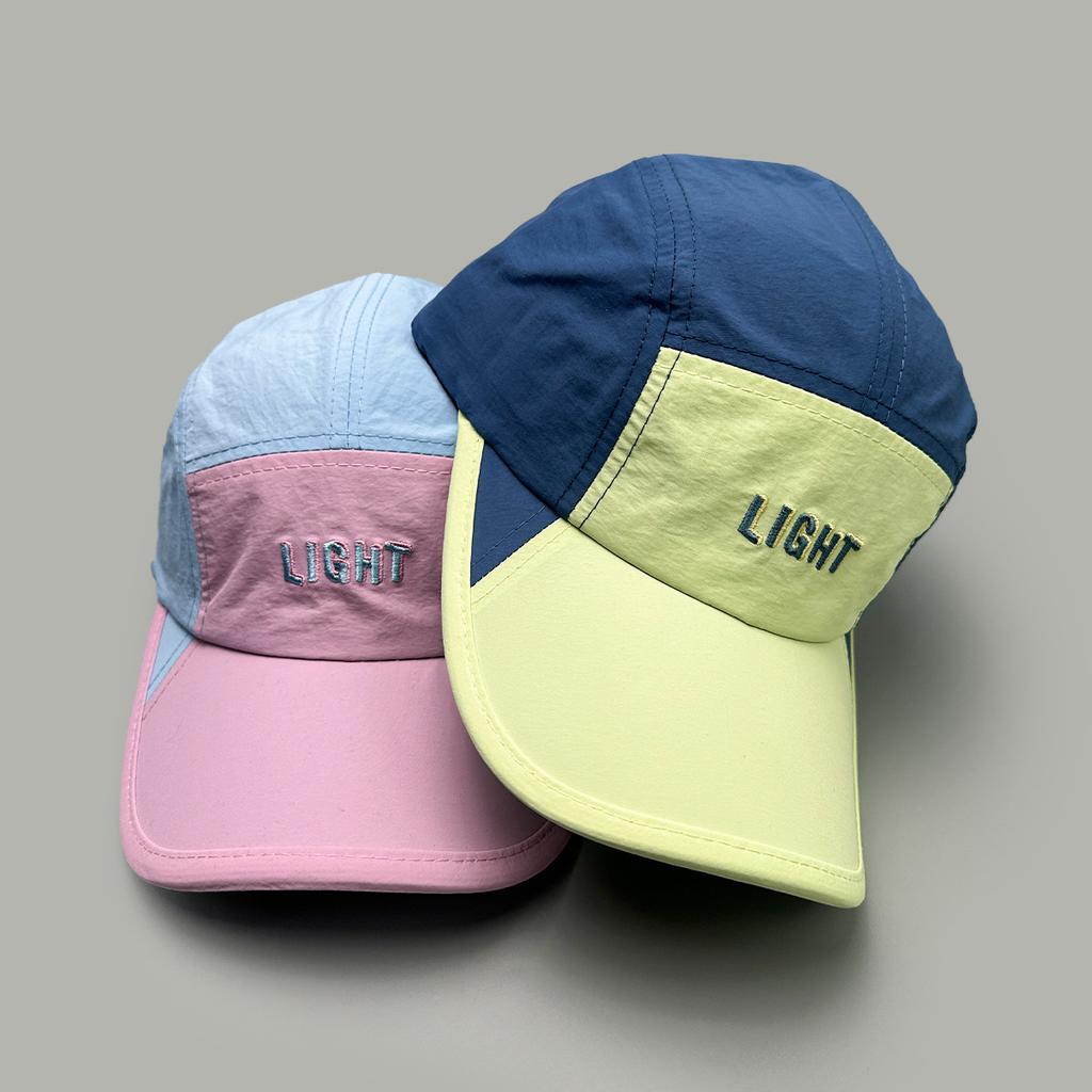 Spring And Summer Quick-Drying Embroidery Light Letter Baseball Cap Men'S And Women'S Sunshade Outdoor Color Matching Cap