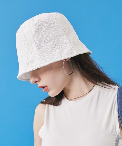 KOLEAT Summer Cooling Crispy Marmont Bucket Hat [White]