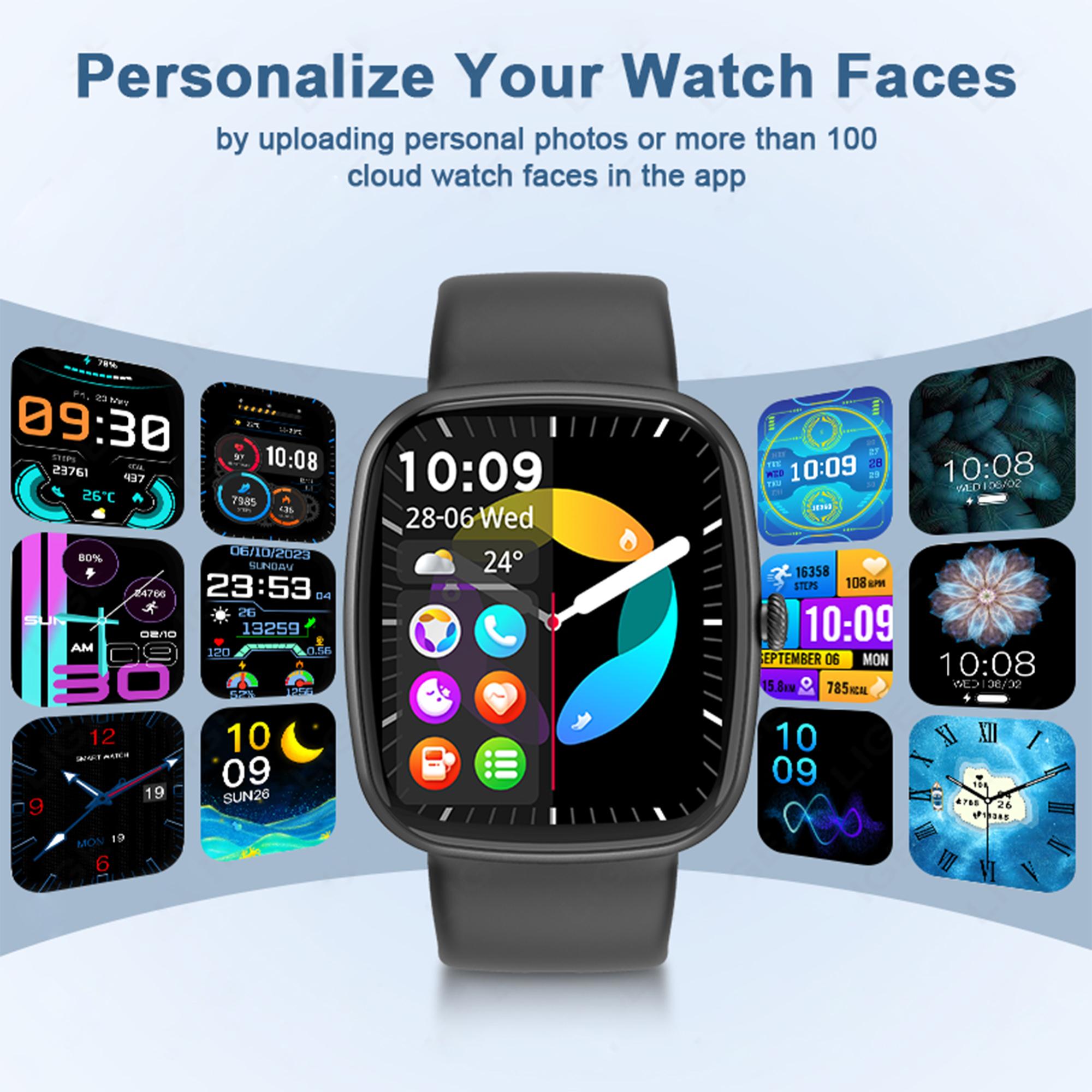 LIGE Новые Смарт-часы Bluetooth с вызовом Full Touch Водонепроницаемый Смарт-браслет — фото 7