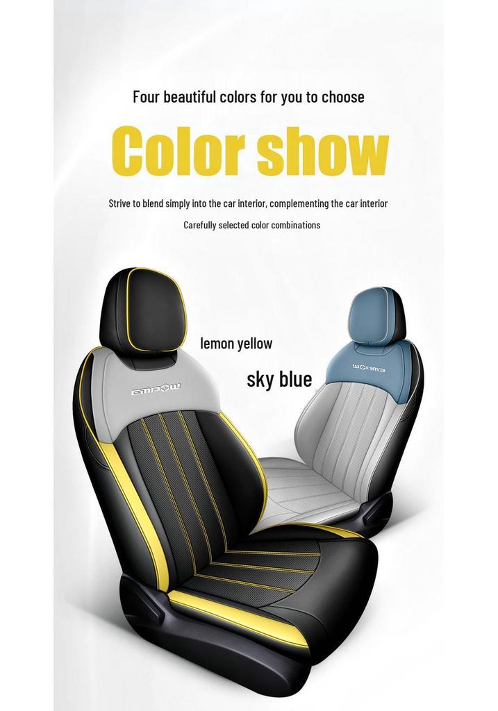 Shadow Leopard Perforated Leather Universal Seat Cushion for Five-Seater Cars