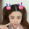 Plush Duckbill Hairpin for Women Girls Furry Plush PomPoms Designs for Birthday Parties and Various Celebration