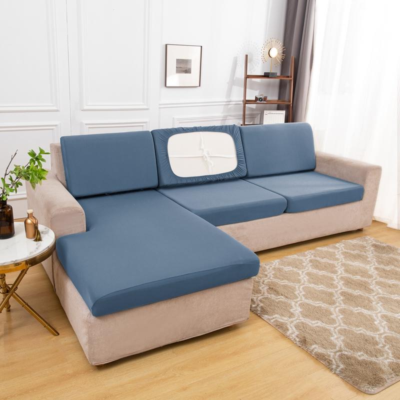 Silk Summer Sofa Cushion Cover Seat Back Pad Cover 2025 Home Living Room Couch Cover Soft Protector