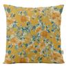 Vargottam Luxury, Printed Mustard Yellow Cushion  Covers,  Decorative Pillow  Covers,  Square  Throw Pillowcase