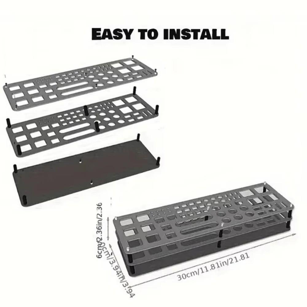 Durabl Screwdriver Storage Rack PP Tool Box  For Screwdriver Tweezer Brushes Pens Tools
