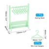 Uxcell Ohrringhalter-Set mit 8 Kleiderbügeln, Acryl-Ohrringhalter Organizer Ständer Rack Ohrring-Displayhalter für Steckerchen
