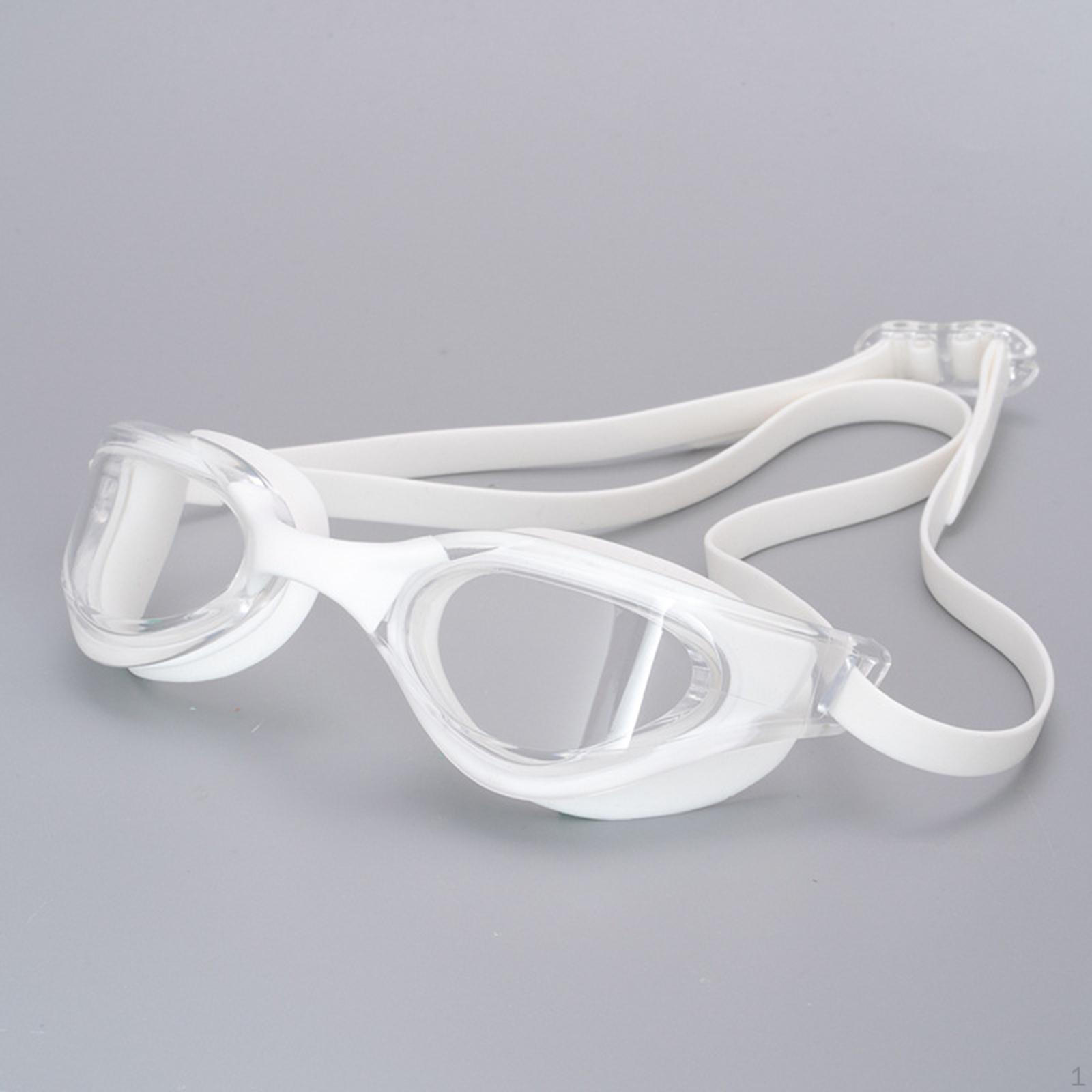 

Регулируемые очки для плавания, противотуманные очки для тренировок и вечеринок белый