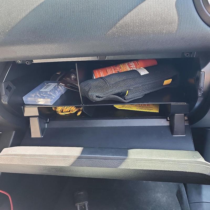 Glove Box Organizer for Toyota Tacoma Accessories 2016-2018     , ert Compartment Center Console Tray