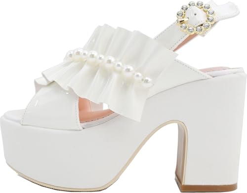 [Yosuke] Sandalen mit dicker Sohle und Fersenriemen