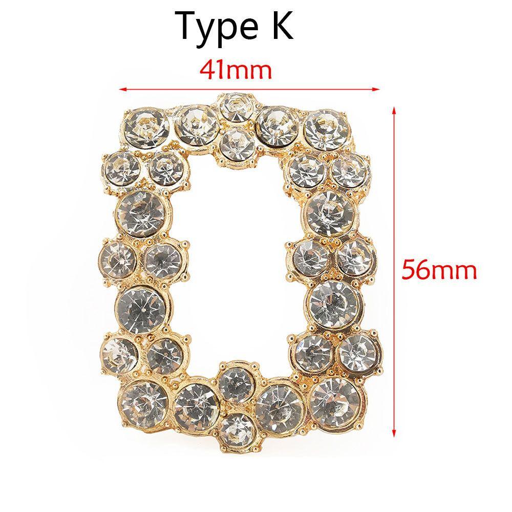 1PC European Fashion Crystal Shoe Clip Transformation Style Women's Shoes Decorations Rhinestone Charm Clothing Collocation