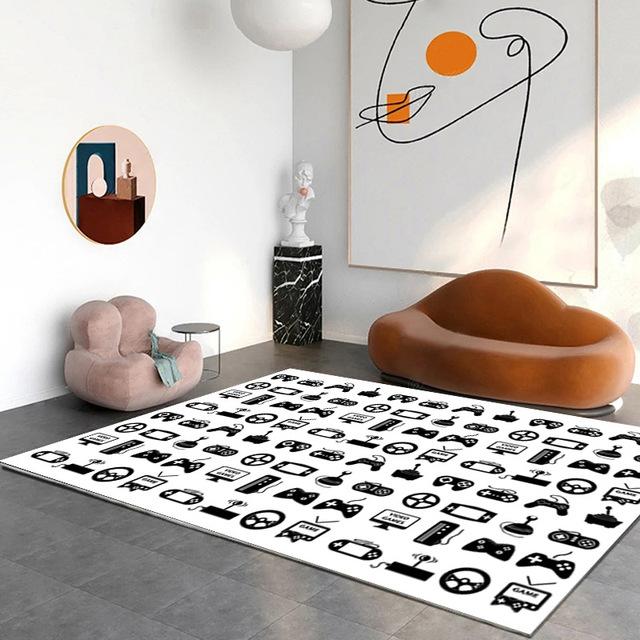 Kreslená hra Děti Chlapec Koberec Obývací pokoj Chodba Balkon Protiskluzový koberec Ložnice Pokoj Noční Podložka proti pádu
