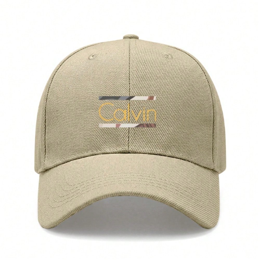 Cappellino da Baseball Calvin Minimalista - Unisex Leggero Traspirante Poliestere Regolabile Casual Moda Cappellino da Baseball Per Sport all'Aperto Passeggiate in Città