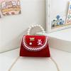 Princess Lovely Style Red Bag For Girls With Cartoon Design Perfect For New Year Gifts And Everyday Adventures
