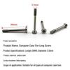 6#32 Long Screw Clamp for Computer Case Radiator Fan, Power, and Blade Fixing