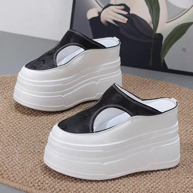 Fashion 7CM 11CM Platform Sneakers for Women Slip on Platform Slippers Flip Flop Women Casual Shoes Wedge Heel Women Summer Shoes