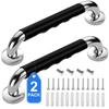 1PC Grab Bar for Bathtubs and Showers 304 Stainless Steel Silicone Anti Slip Bathroom Safety Handle for Elderly Senior