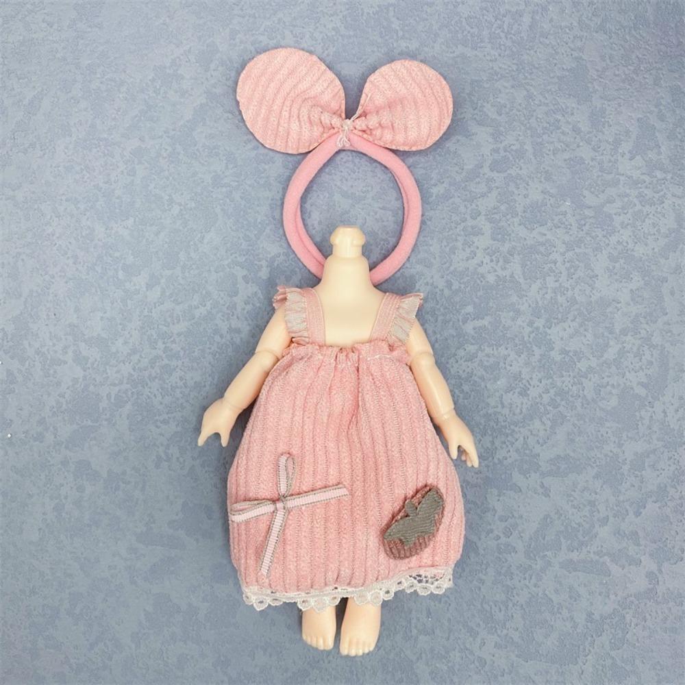 Dress Uniform Ob11 Doll Clothes Skirt Bjd Doll DIY Dress Beautiful Doll Outfit Childrens
