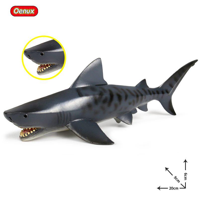 Simulazione Sea Life Animals Megalodon Tiger shark Model Shark Action Figures raccolta di giocattoli educativi per regalo per bambini 26 Simulazione Sea Life Animals Megalodon Tiger shark Model Shark Action Figures raccolta di giocattoli educativi per regalo per bambini 26