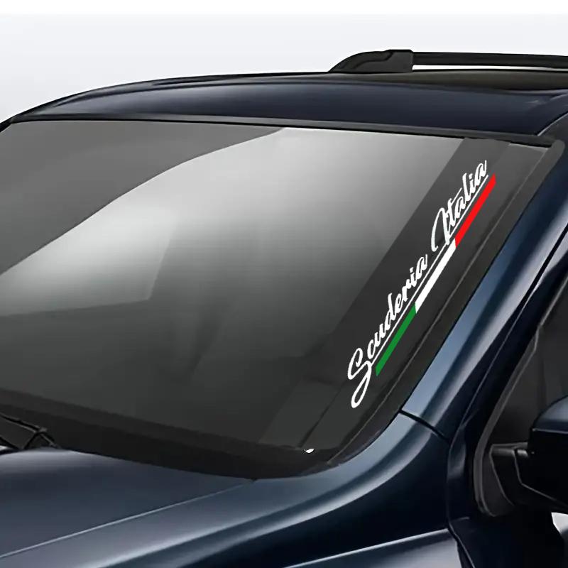 1pc Car Windscreen Window Sticker Scuderia Italia Graphics Vinyl Decal For Alfa Romeo Stelvio Giulia 159 Giulietta 147 Mito zk7