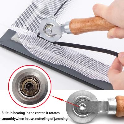Bildschirmrollwerkzeuge Bildschirmspline Reparaturrolle Türfensterinstallation Handkurbel Splinerolle Heimwerkzeuge Hand-Splinerolle