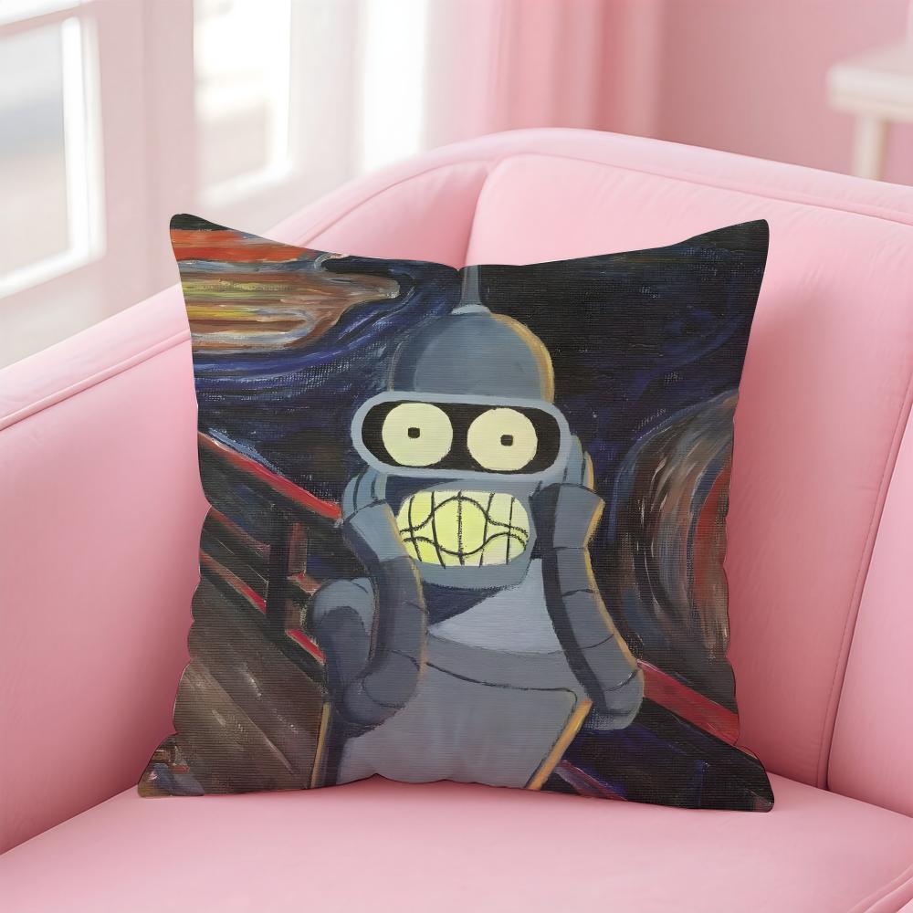The Simpsons catoon cool TS Cushion Cover Comfortable Reversible Pillow Cover Ideal for Car Sofa Bedroom & Beyond