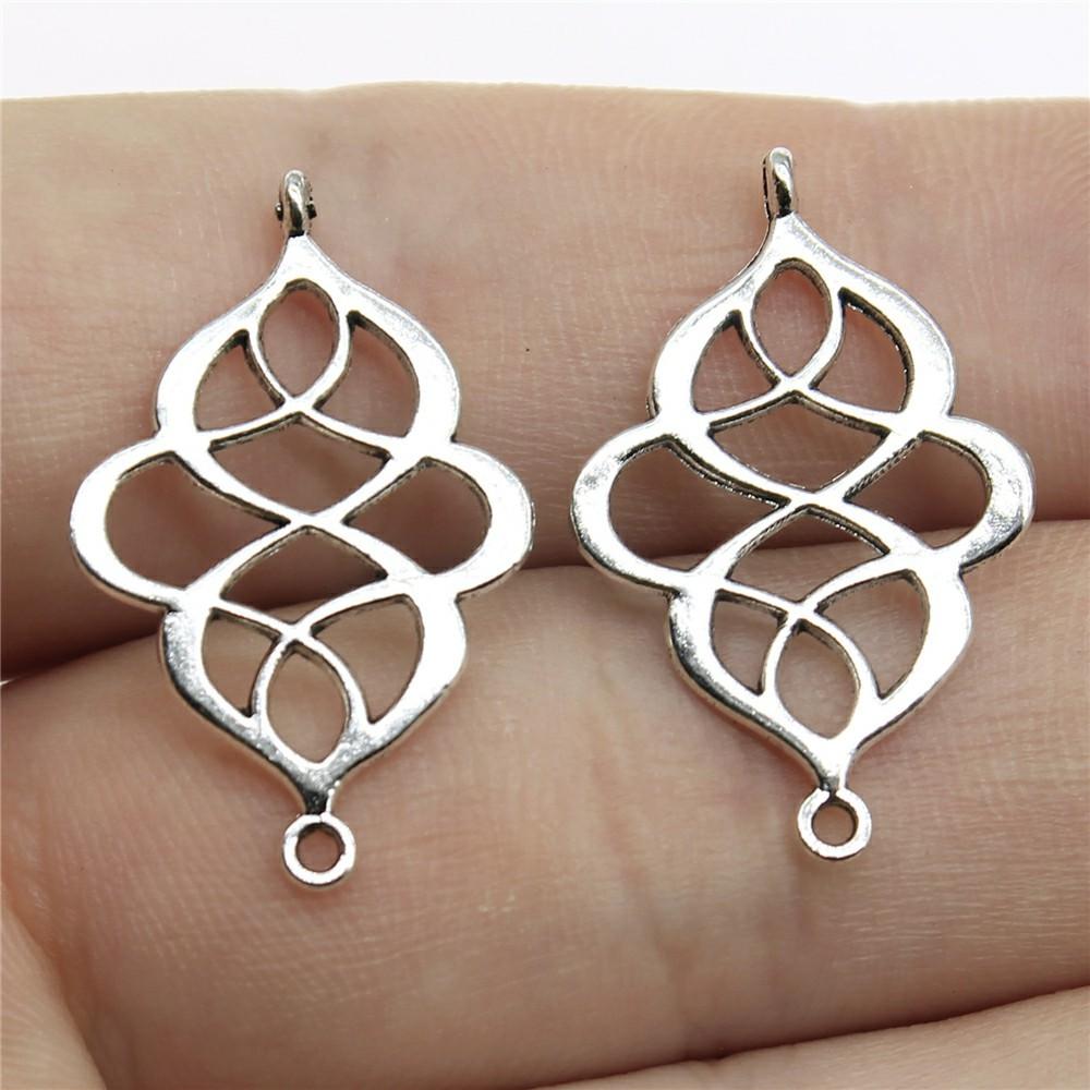 20pcs Earring Making Charms Findings Geometric Connector Charms For Earring Making Bracelet Making