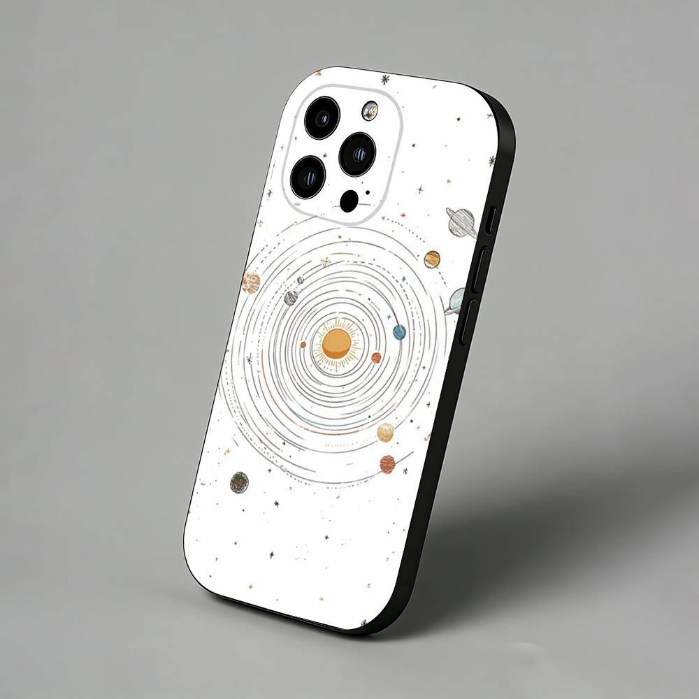 Space Galaxy Series iPhone Case For 17 Air 16 Pro Max 16e 15 Plus 14 13 12 11 Back Protector Cover