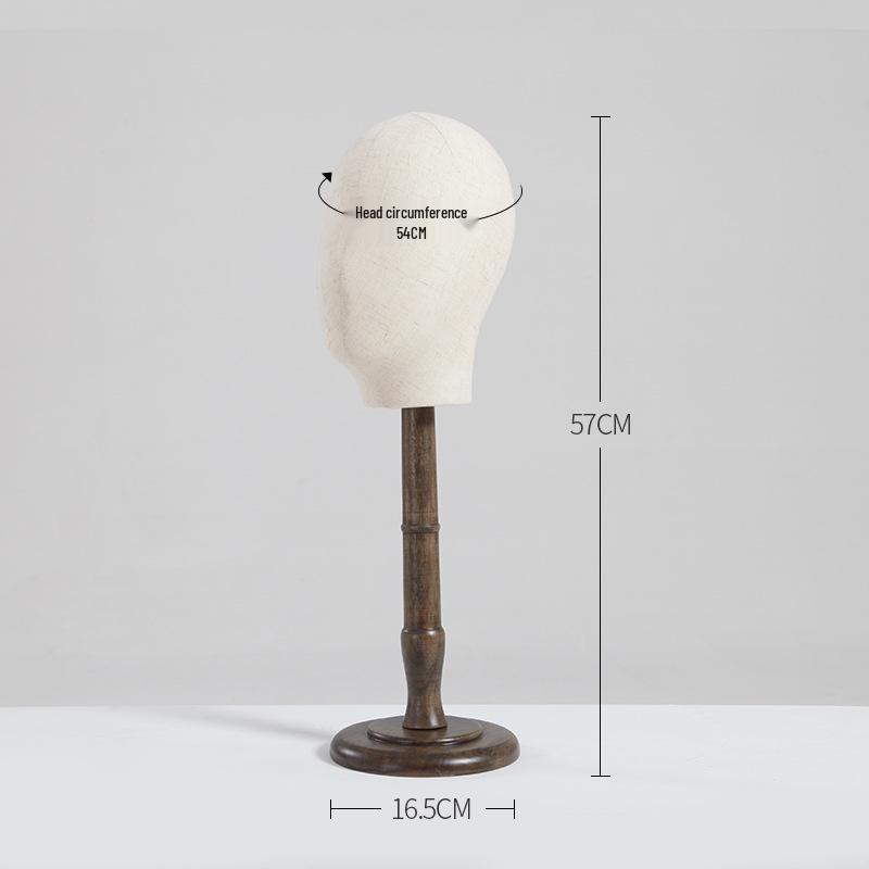 Desktop Female Mannequin Hat and Wig Display Stand