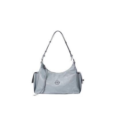 Pain Grillé, Cuir Tanné Végétal, Aisselle, Monobretelle, Sac Souple Bandoulière