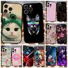 For Apple iPhone 16 Pro Max Case 16Pro Silicone Soft Black Bumper Coque Cover For iPhone 16 Plus Full Protective Phone Housing