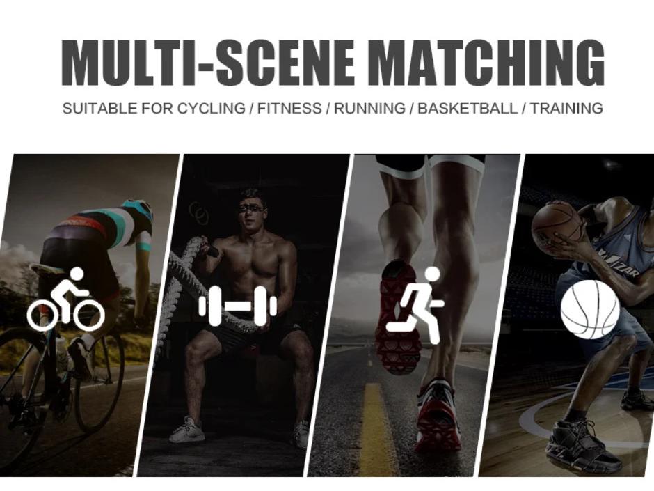 COMBAT PRO Pánské barevné rychleschnoucí kompresní sportovní legíny na trénink a běh