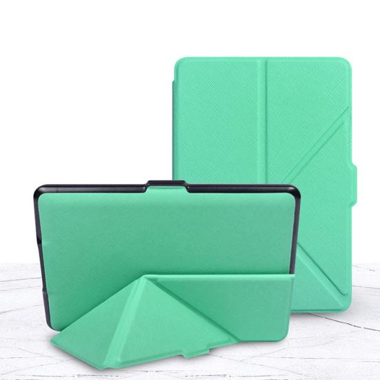Smart Magnetic Origami Faux Leather Cover Case Stand for Kindle Paperwhite 1 2 3