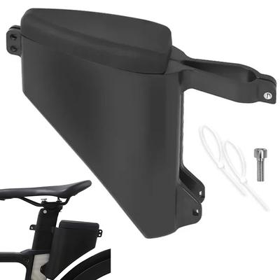 Bicycle Saddle Bag Waterproof Bike Teardrop Seatpost Bag Large Capacity Bike Seatpost Torpedo Saddle Bag for Outdoor Sports