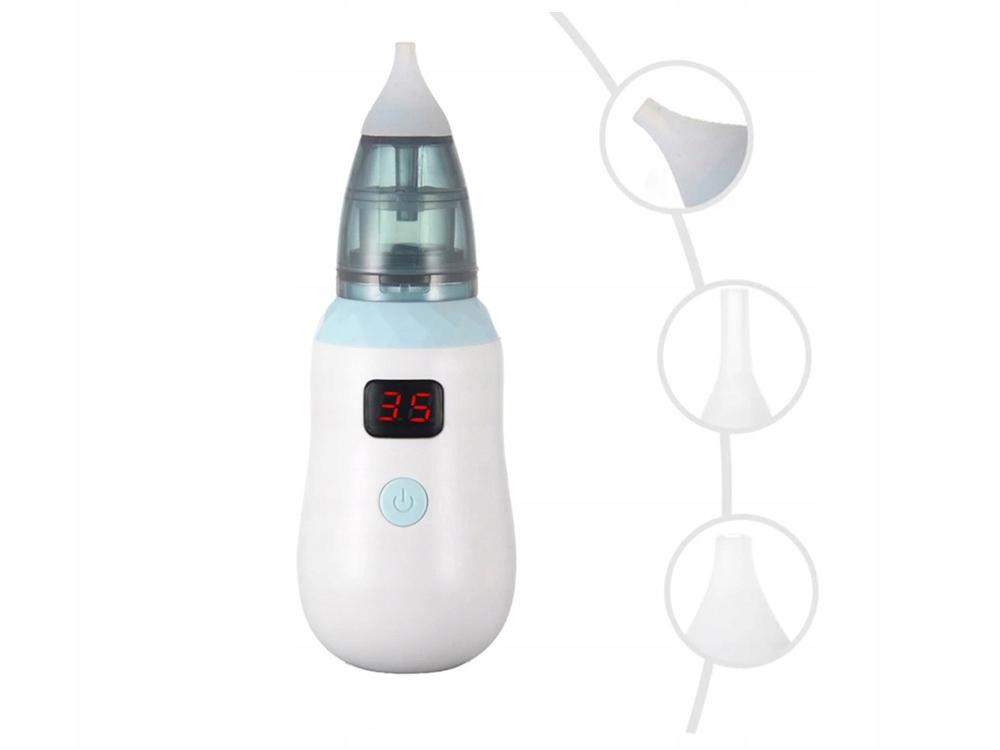 Nose and Ear Aspirator Electric Runny Nose Suction Power Adjustment Vacuum Cleaner