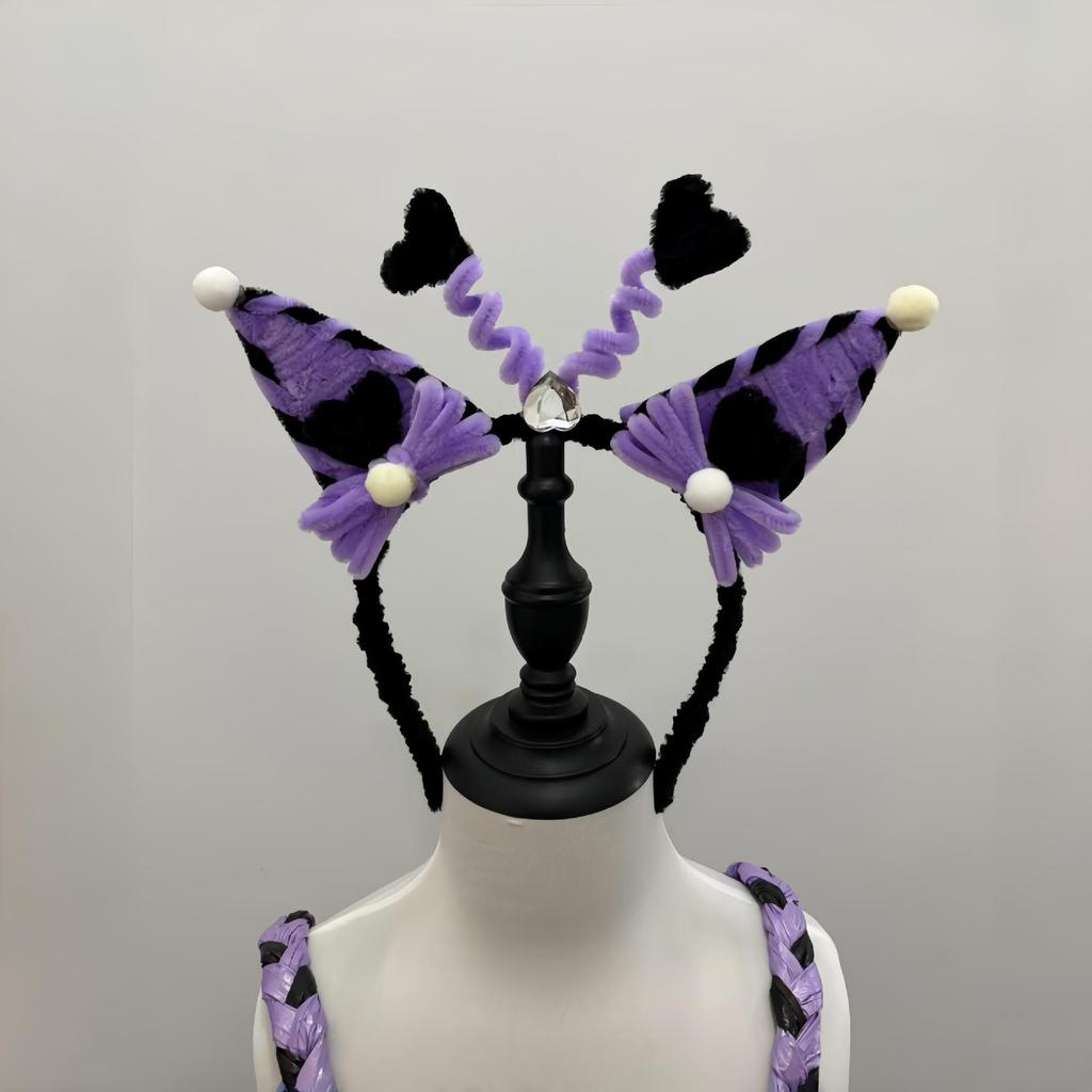 Eco-Friendly Handmade Kuromi Parent-Child Runway Outfits for Kids