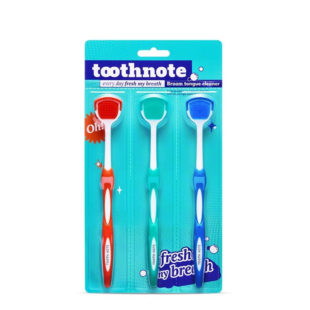 Toothnote Tooth Body Broom Tongue Cleaner 3ea