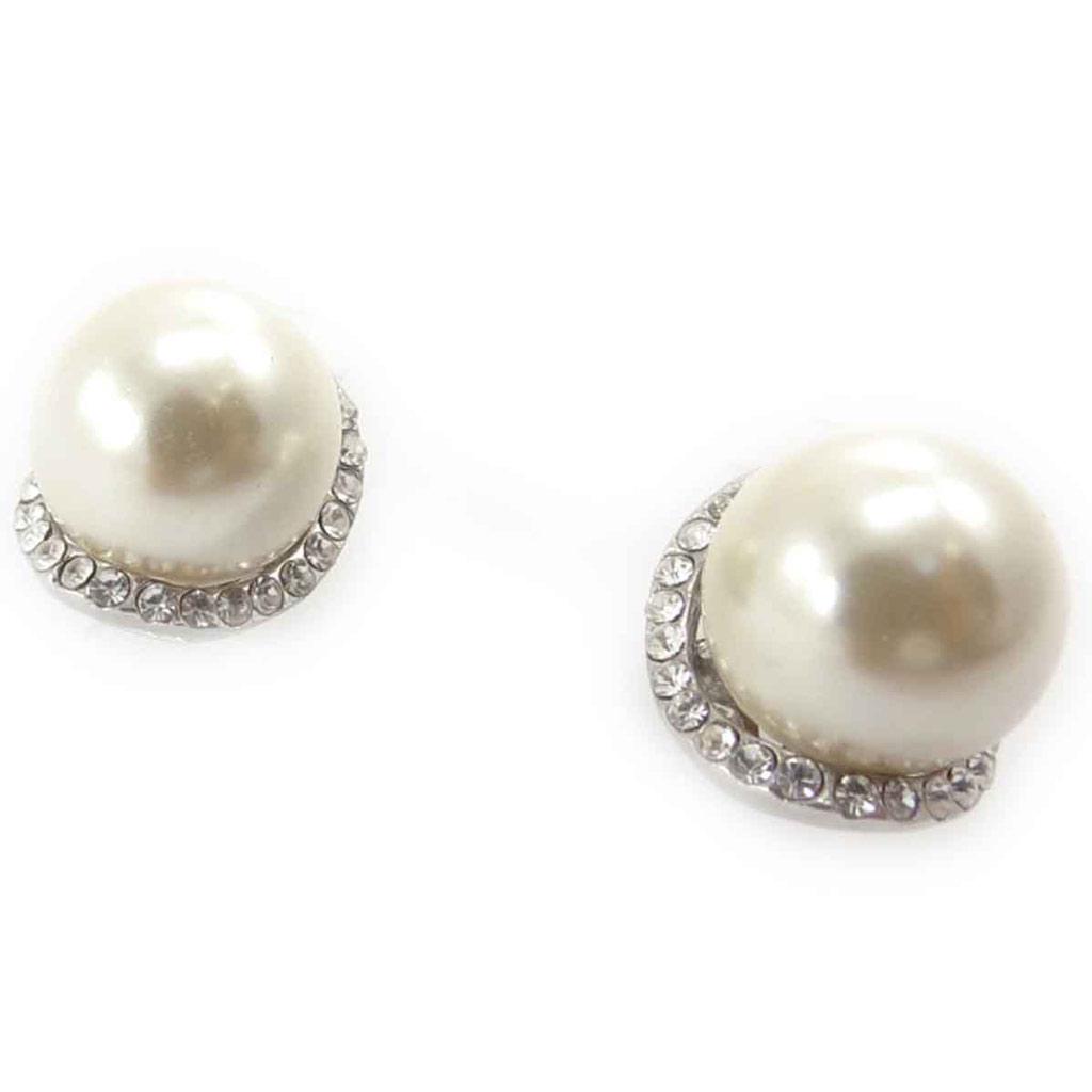 Les Trésors De Lily [J8701] - Ivory 'Sissi' Designer Earrings