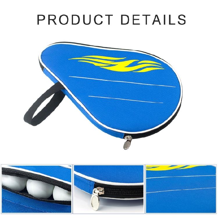 Table Tennis Racket Carrying Case with Holder Strap for Players of All Levels