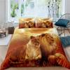 Strong Lions Tiger Bedding Sets Flame Wolf Duvet Cover Single Queen King Full Size Kids Women Rose Room Decor 2/3pcs Bedclothes