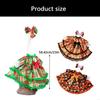 Halloween Geese Decorative Dress and Hairbows Quick Assembly Display Props For Porch Party Theme Setting Supply HX6C